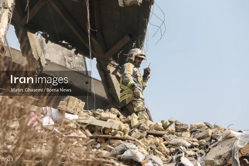 Tehran's Iconic Plasco Building Collapses After Fire