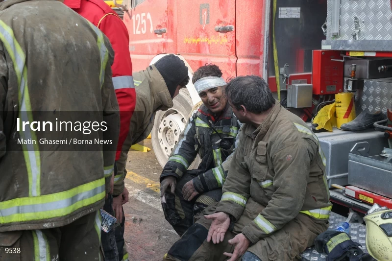 Tehran's Iconic Plasco Building Collapses After Fire