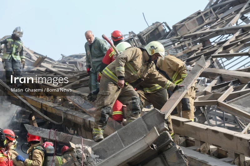 Tehran's Iconic Plasco Building Collapses After Fire