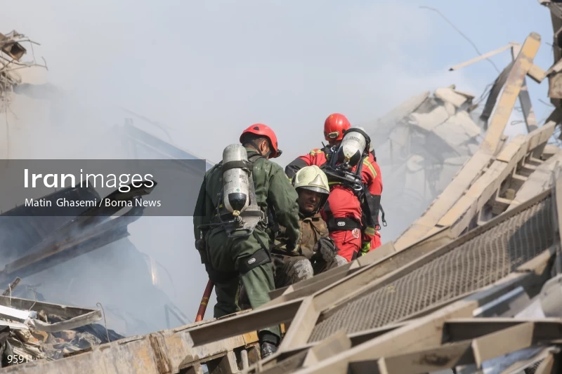 Tehran's Iconic Plasco Building Collapses After Fire