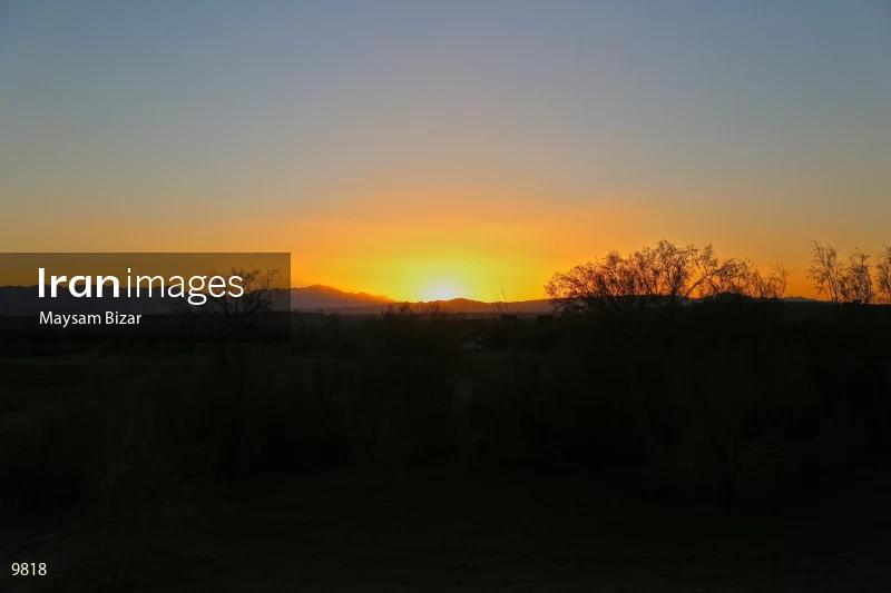 Sunset at Mesr Desert