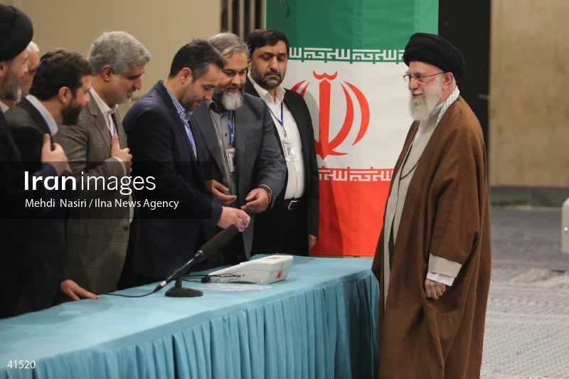 The Supreme Leader's Presence in the Second Round of the Iranian Parliament Elections