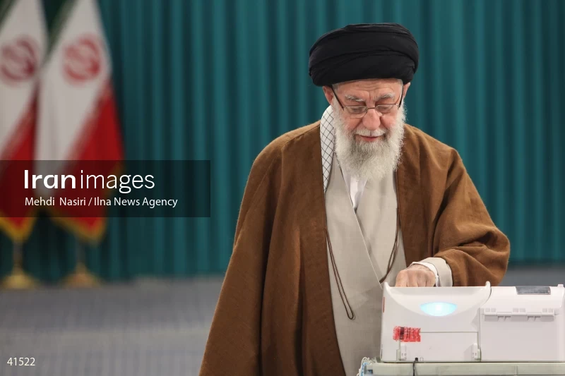 The Supreme Leader's Presence in the Second Round of the Iranian Parliament Elections
