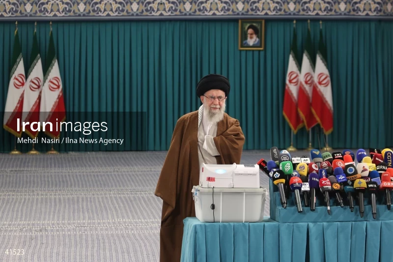 The Supreme Leader's Presence in the Second Round of the Iranian Parliament Elections