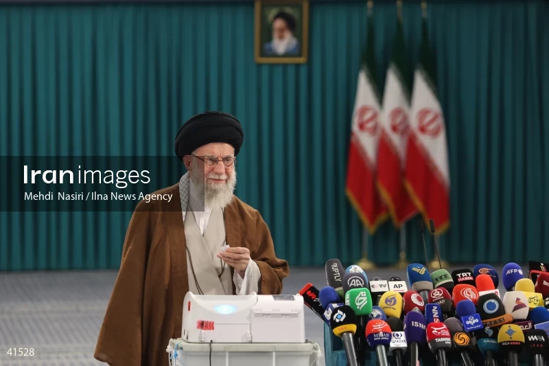 The Supreme Leader's Presence in the Second Round of the Iranian Parliament Elections