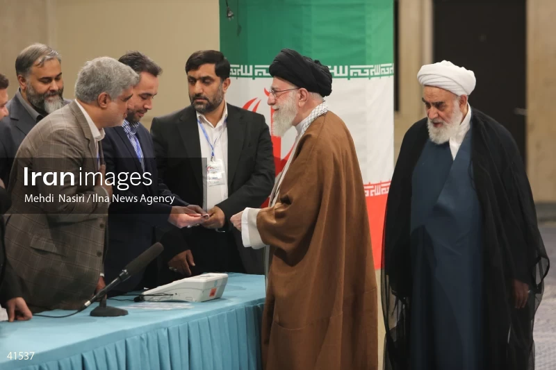 The Supreme Leader's Presence in the Second Round of the Iranian Parliament Elections