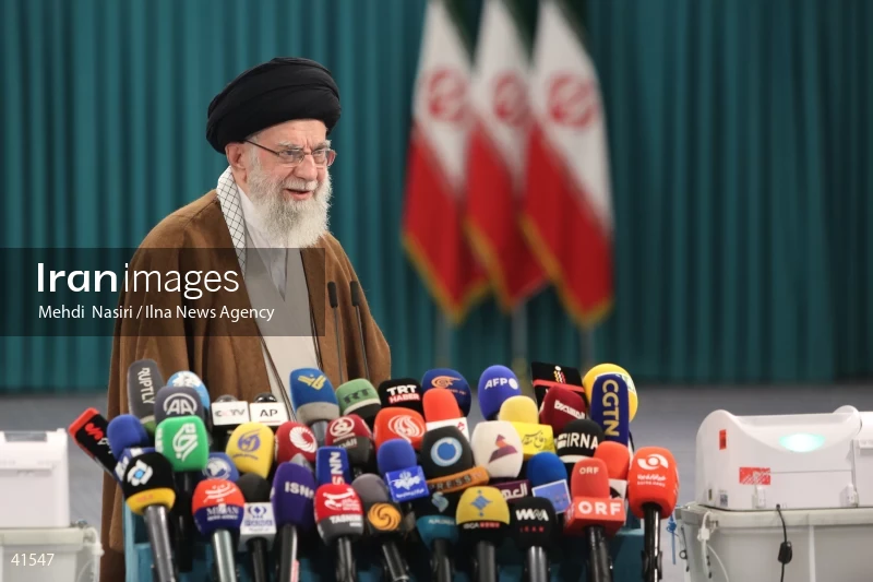 The Supreme Leader's Presence in the Second Round of the Iranian Parliament Elections
