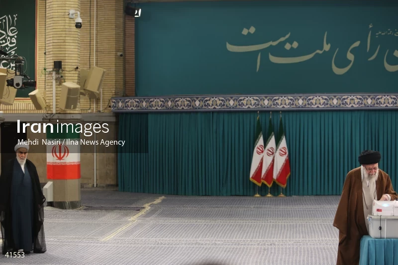The Supreme Leader's Presence in the Second Round of the Iranian Parliament Elections