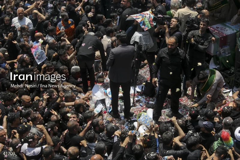 The funeral for Seyed Ebrahim Raisi, the President of Iran, and his companions in Tehran
