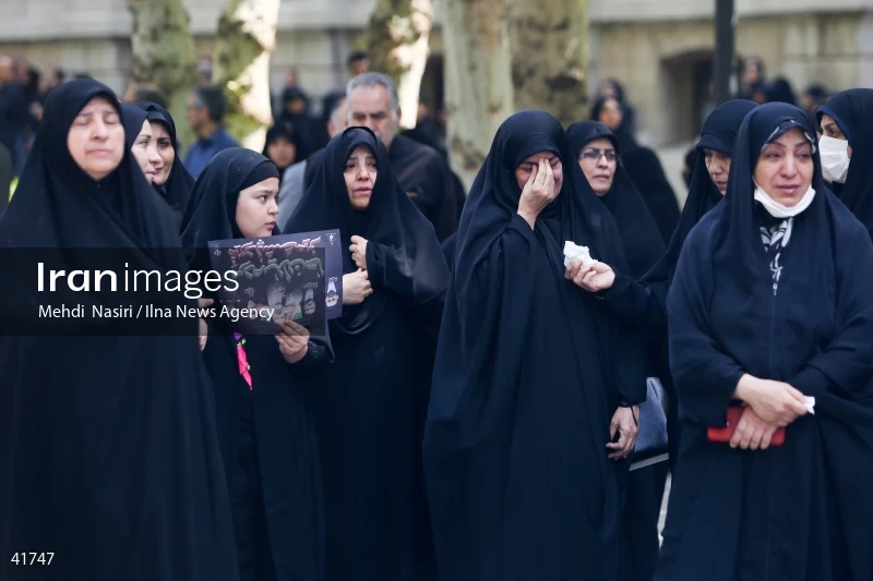 The funeral for Hossein Amir-Abdollahian