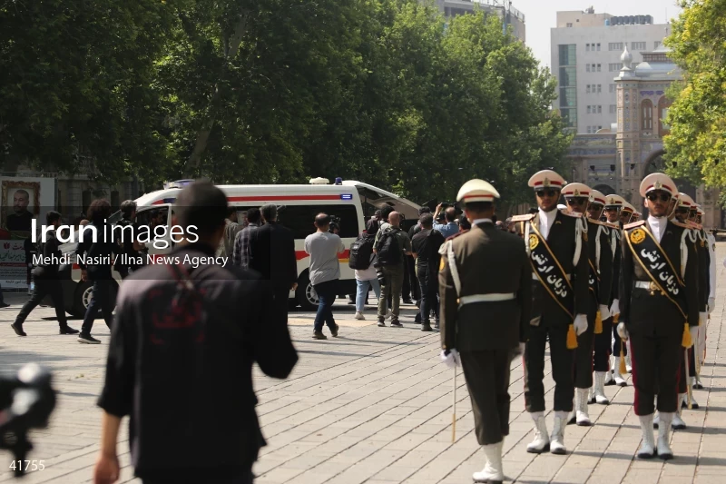 The funeral for Hossein Amir-Abdollahian