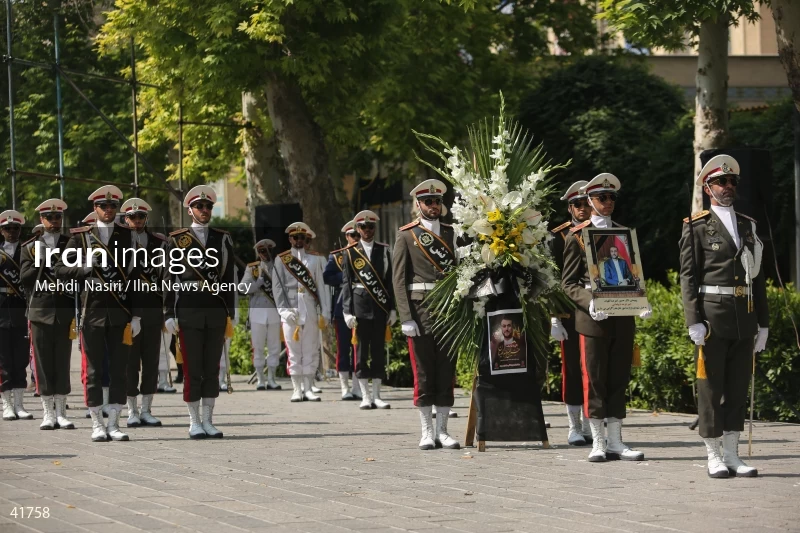 The funeral for Hossein Amir-Abdollahian