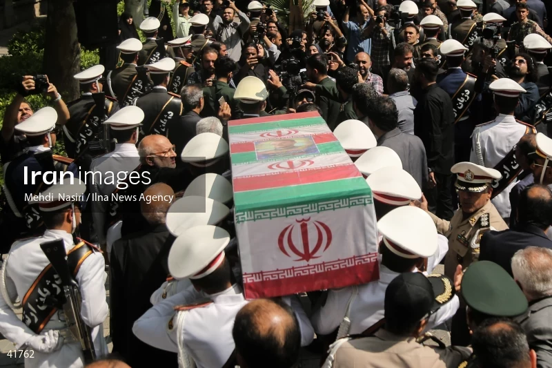 The funeral for Hossein Amir-Abdollahian