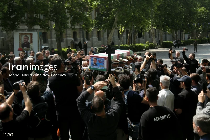 The funeral for Hossein Amir-Abdollahian