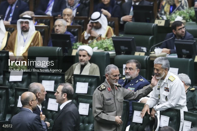 The opening ceremony of the 12th term of The Islamic Consultative Assembly