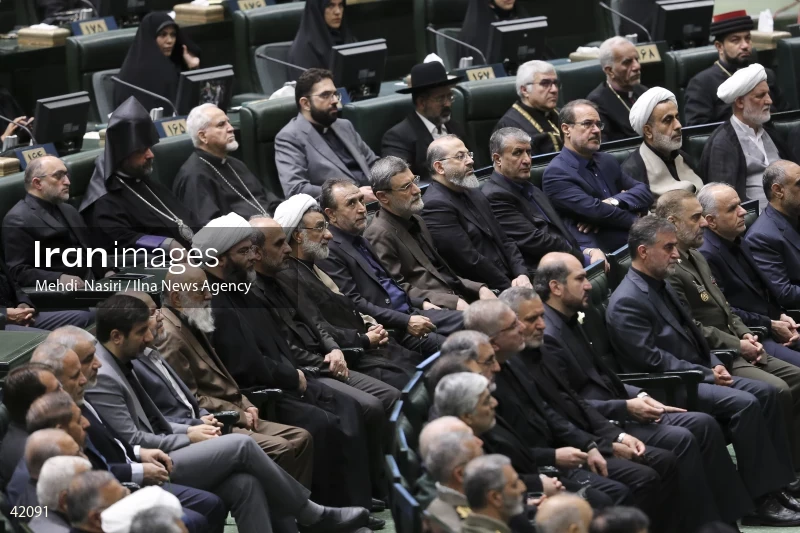 The opening ceremony of the 12th term of The Islamic Consultative Assembly