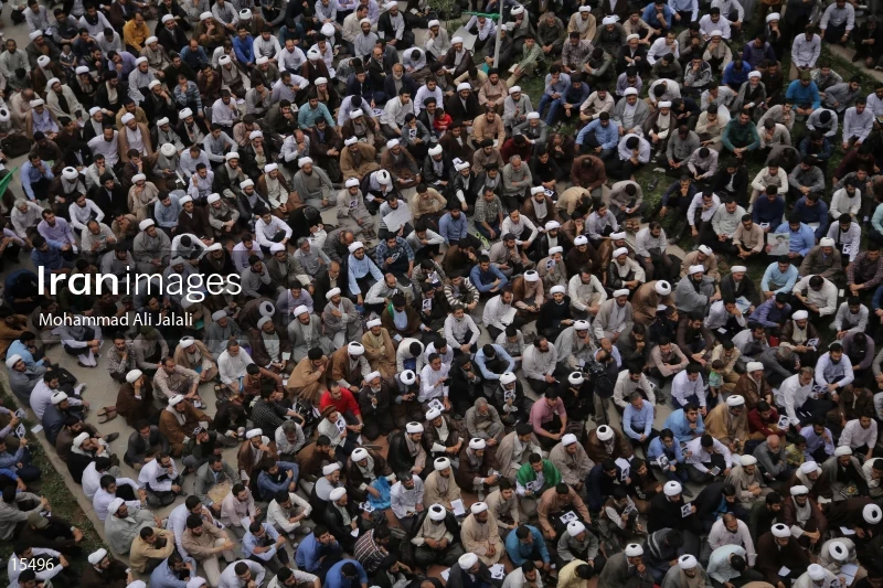 Campaign rally of clergymen in support of Ebrahim Raisi in Qom