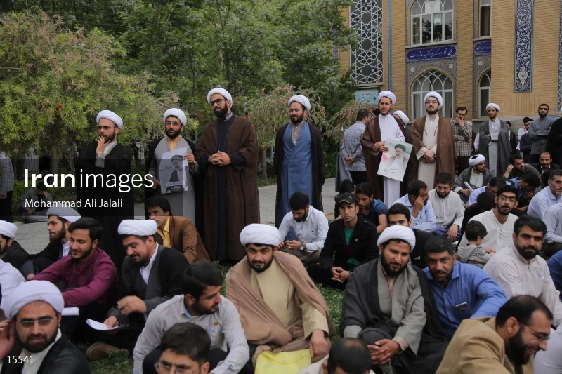 Campaign rally of clergymen in support of Ebrahim Raisi in Qom