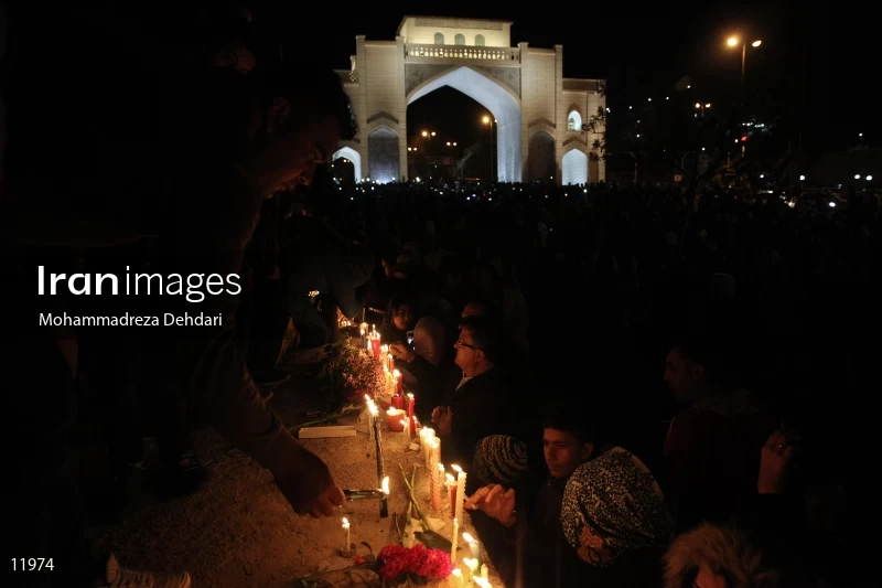 Commemoration of the flood victims of Shiraz