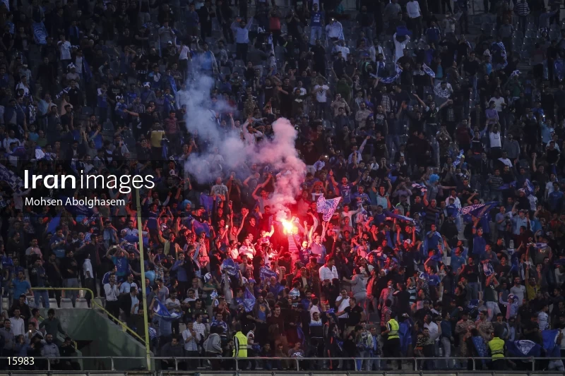 Esteghlal VS Sepahan football match at Iran Pro League