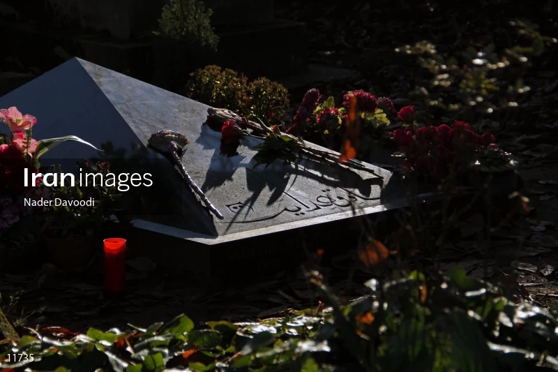 Tomb of Sadegh Hedayat at Père Lachaise Cemetery