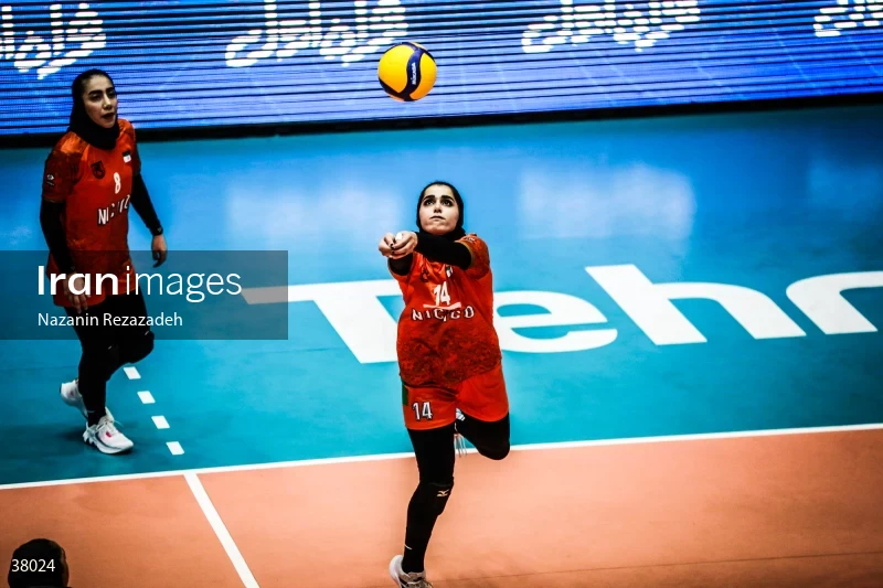 Mehrsun VS Sanat Mes Rafsanjan - Iranian women's volleyball premier league