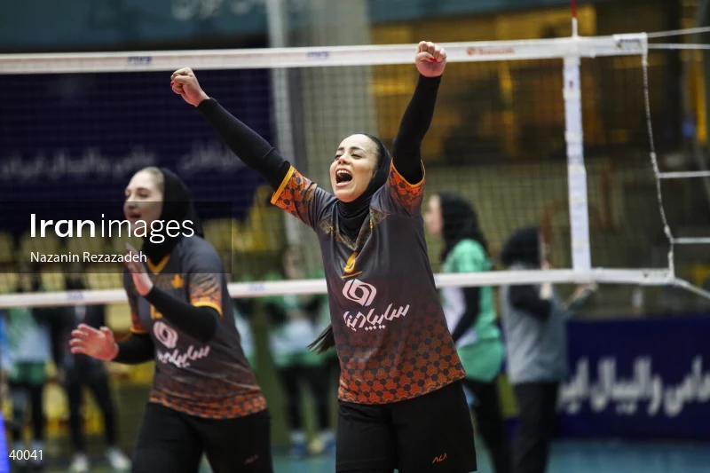 Saipa Tehran Vs. Zob Ahan Isfahan - Women's Volleyball Premier League.