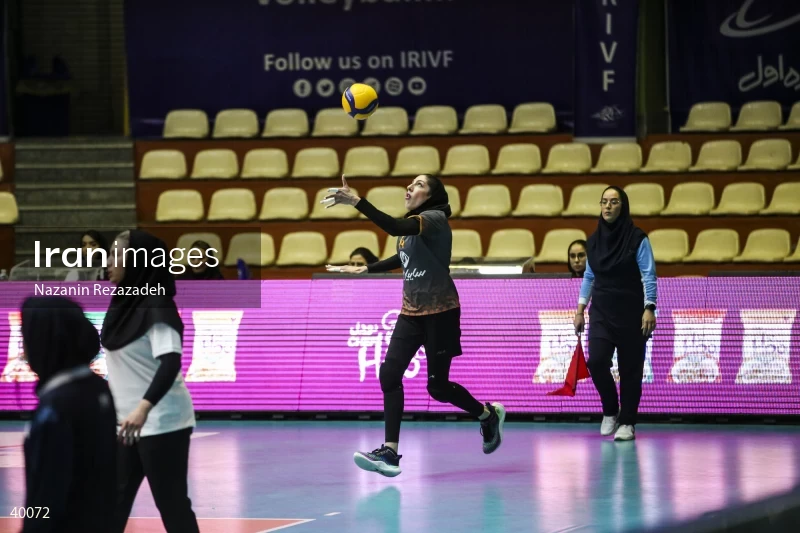 Saipa Tehran Vs. Zob Ahan Isfahan - Women's Volleyball Premier League.