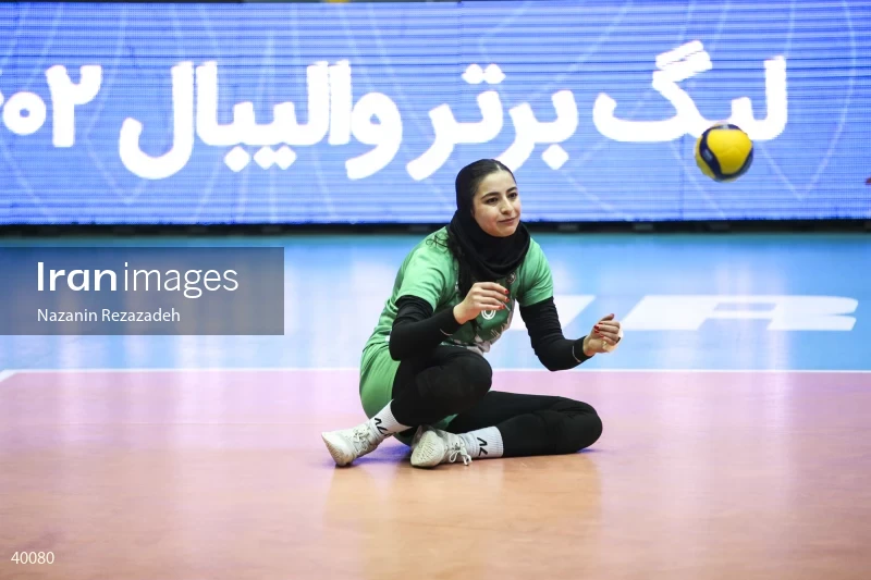 Saipa Tehran Vs. Zob Ahan Isfahan - Women's Volleyball Premier League.