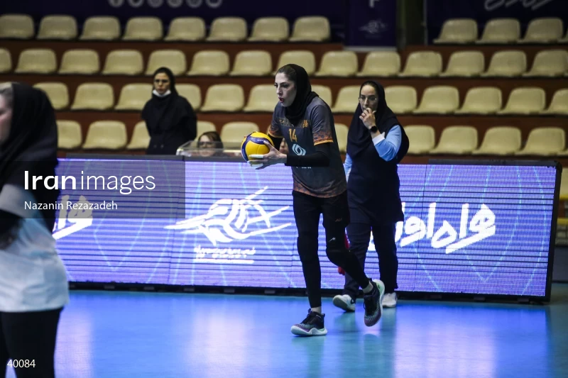 Saipa Tehran Vs. Zob Ahan Isfahan - Women's Volleyball Premier League.