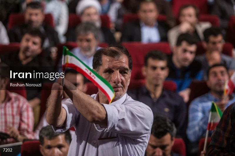 campaign rally in support of Mohammad Bagher Ghalibaf
