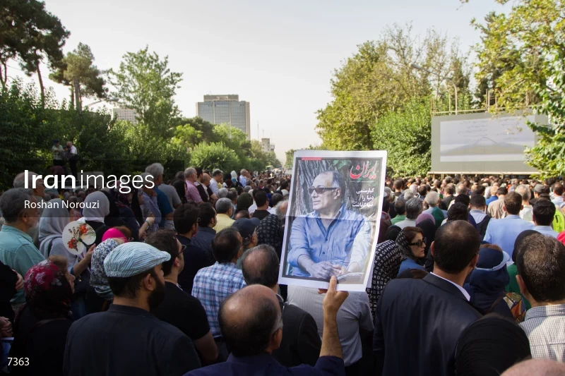 ceremony for Iranian film-maker Abbas Kiarostami