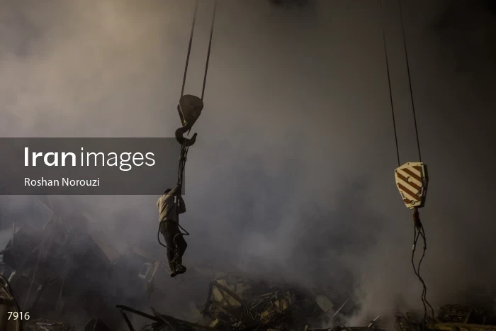 Tehran's Iconic Plasco Building Collapses After Fire