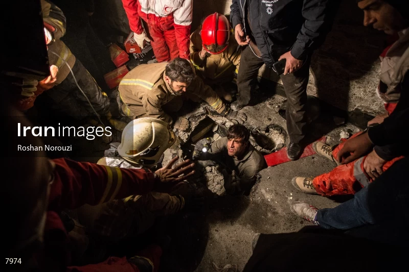 Tehran's Iconic Plasco Building Collapses After Fire
