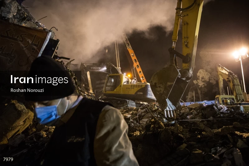 Tehran's Iconic Plasco Building Collapses After Fire