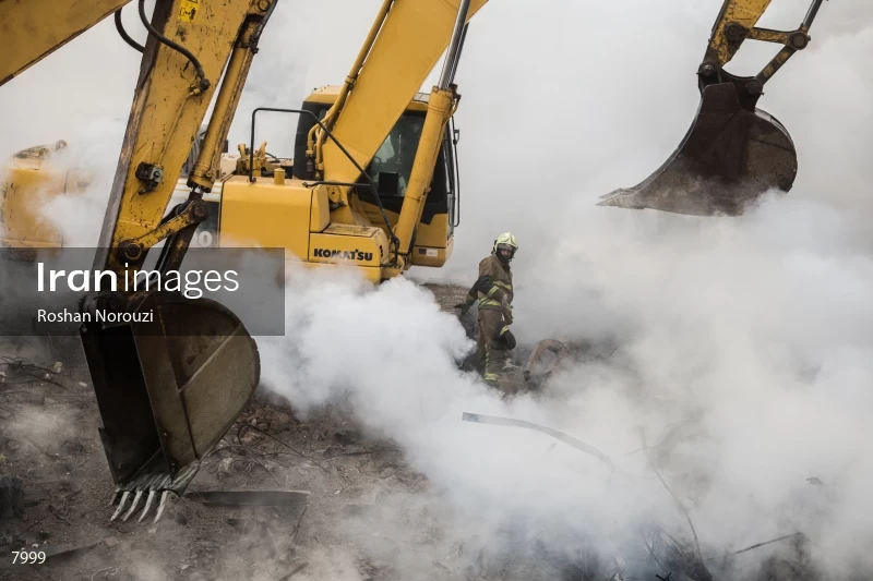 Tehran's Iconic Plasco Building Collapses After Fire