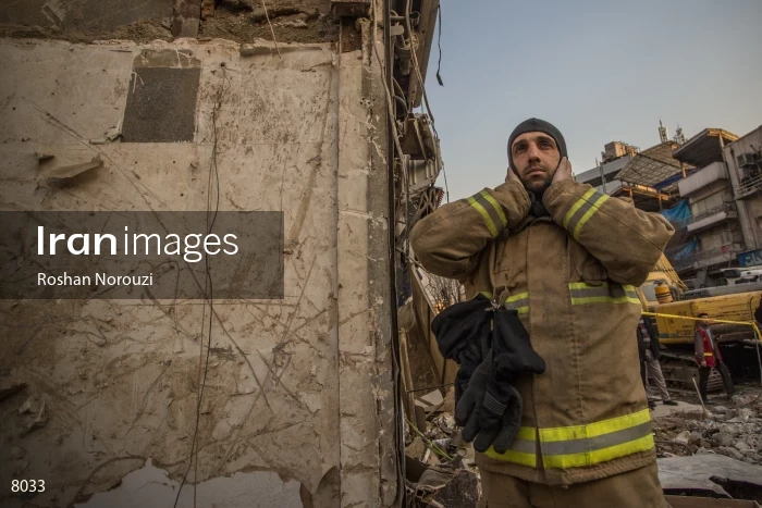 Tehran's Iconic Plasco Building Collapses After Fire