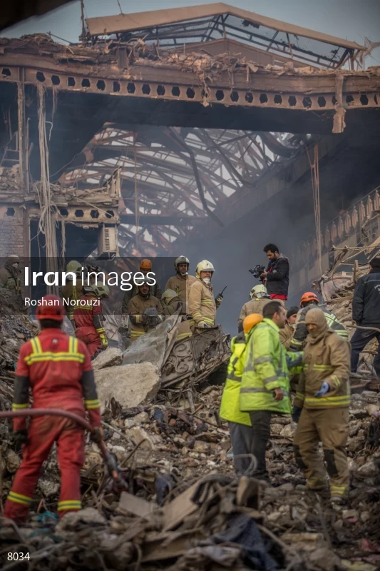 Tehran's Iconic Plasco Building Collapses After Fire