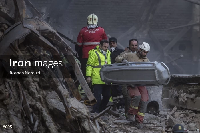 Tehran's Iconic Plasco Building Collapses After Fire