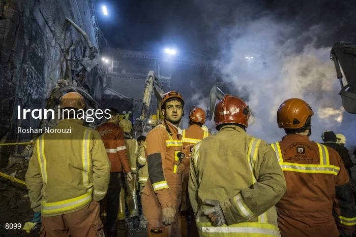 Tehran's Iconic Plasco Building Collapses After Fire