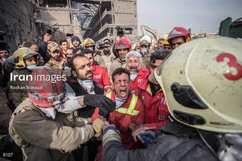 Tehran's Iconic Plasco Building Collapses After Fire