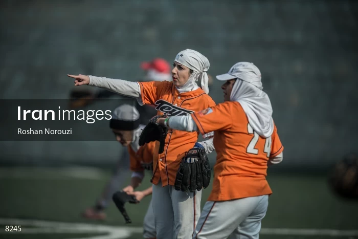 Women softball freindly match between Teyf and Azarakhsh