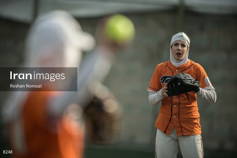 Women softball freindly match between Teyf and Azarakhsh