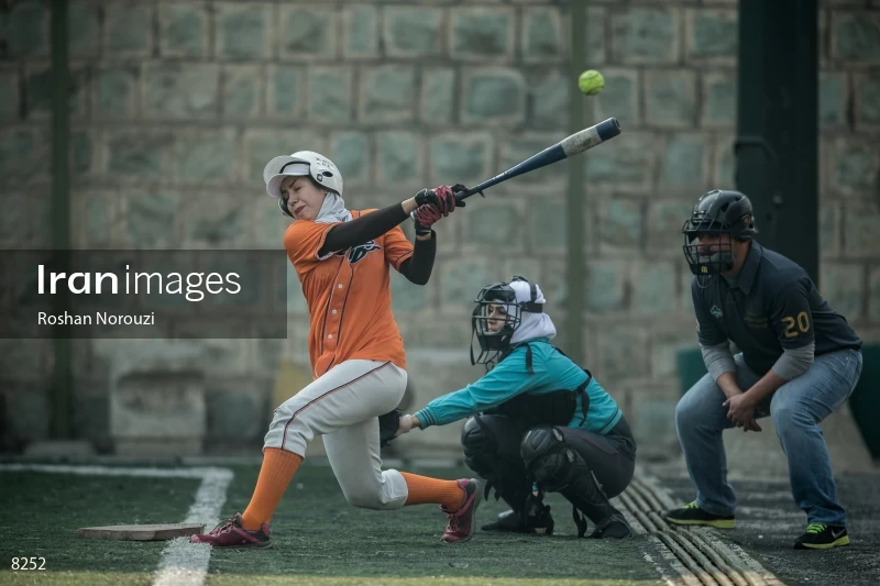 Women softball freindly match between Teyf and Azarakhsh
