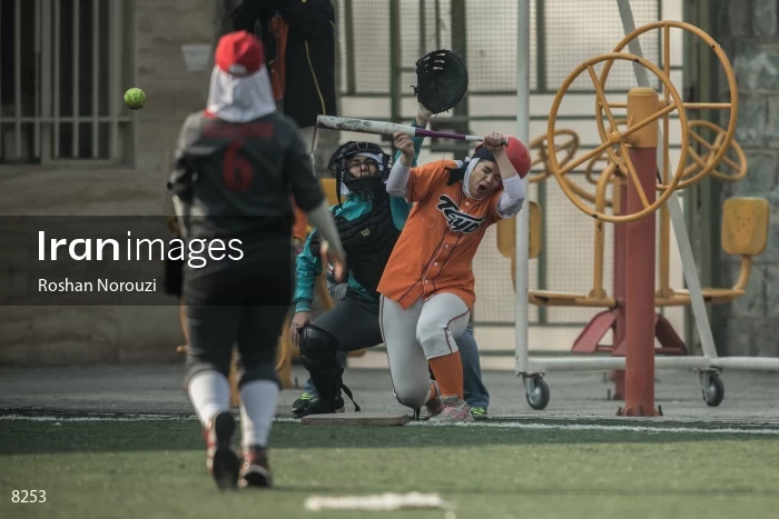Women softball freindly match between Teyf and Azarakhsh