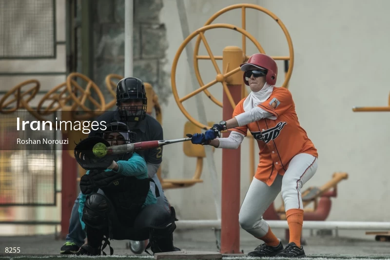 Women softball freindly match between Teyf and Azarakhsh