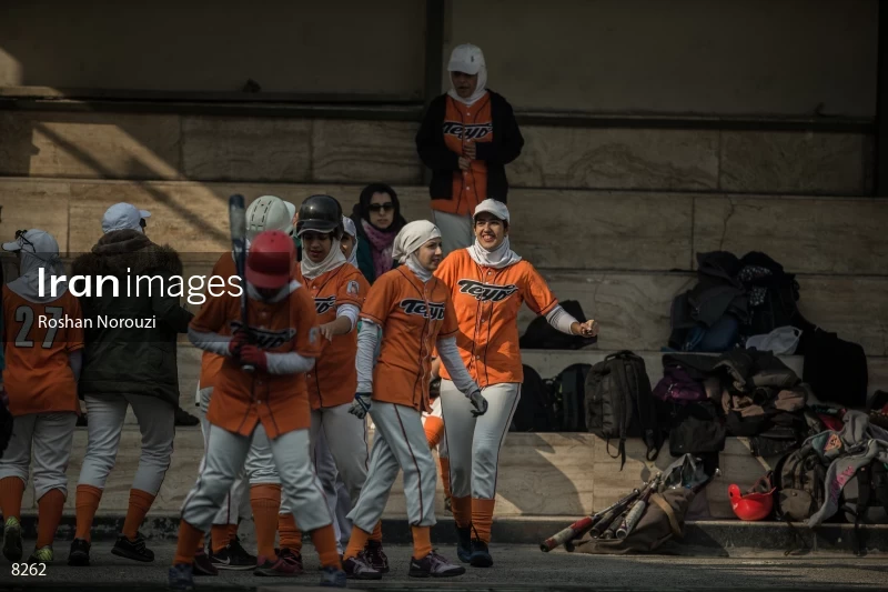 Women softball freindly match between Teyf and Azarakhsh