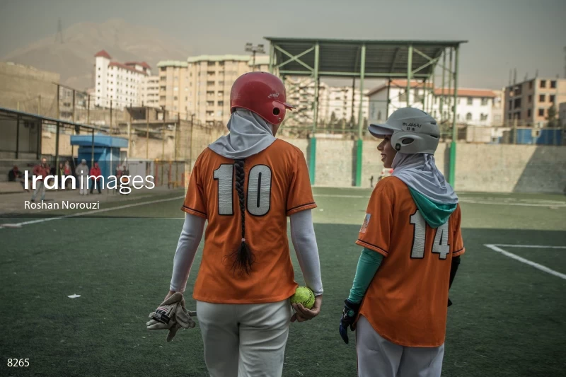 Women softball freindly match between Teyf and Azarakhsh