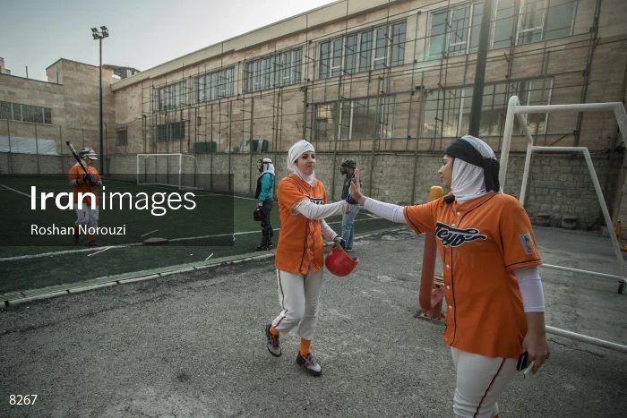 Women softball freindly match between Teyf and Azarakhsh