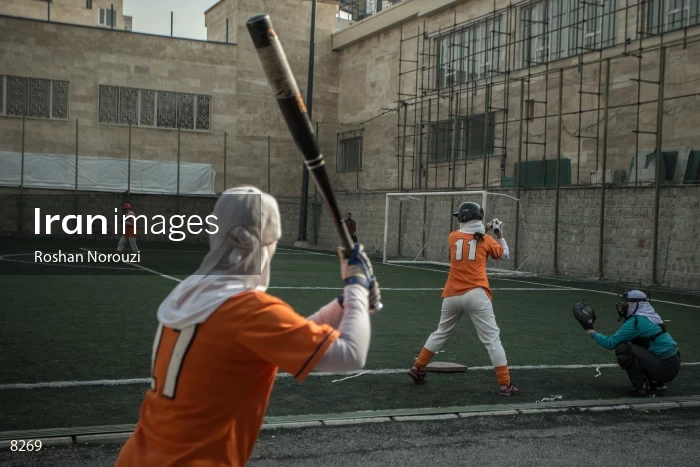 Women softball freindly match between Teyf and Azarakhsh
